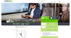 Desktop Screenshot of cityairporttrain.com