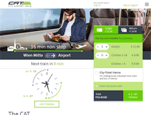 Tablet Screenshot of cityairporttrain.com